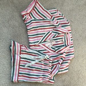 NWT Victoria Secret Pajama Top and Shorts Set